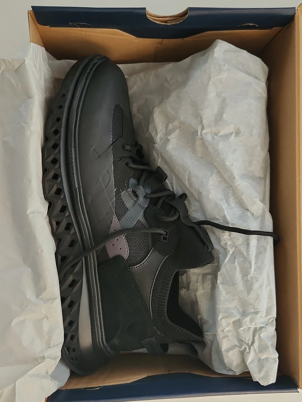 Cole Haan Men's Black Low-Top Athletic Sneaker